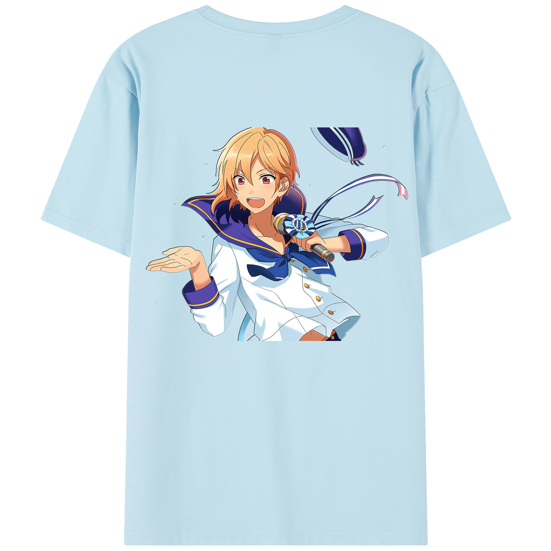 （画像用） あんさんぶるスターズ! Ensemble Stars 綿100％半袖Tシャツ（背面プリント）